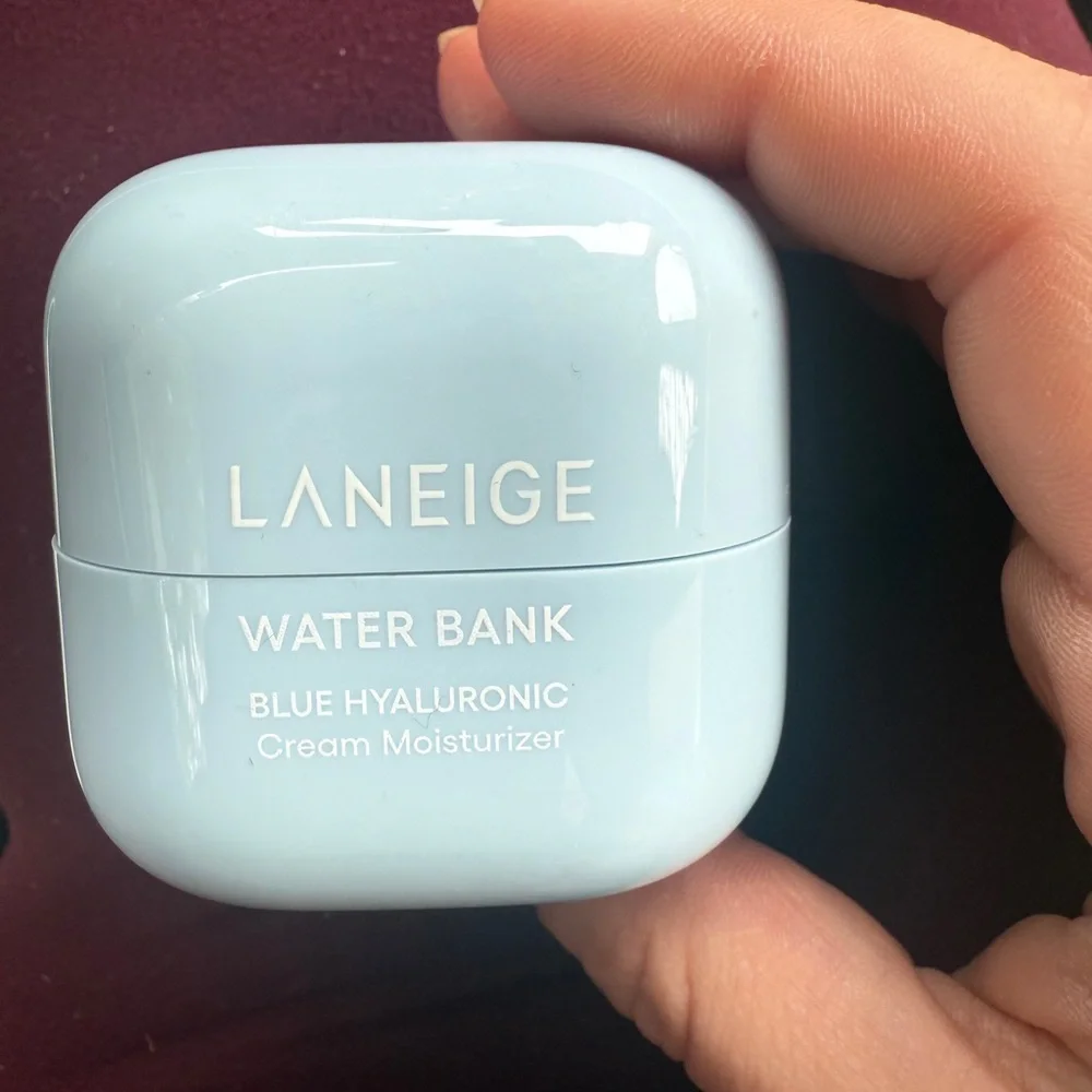 💛 2/$25 LANEIGE Mini Water Bank Blue Hyaluronic Cream Moisturizer
